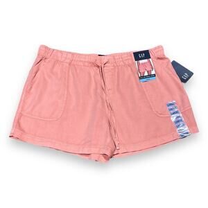 GAP Pull-On Tencel Short Strawberry Ice Coral Large